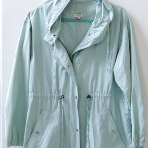 J.Crew Women's Light Jacket, Blue, Medium